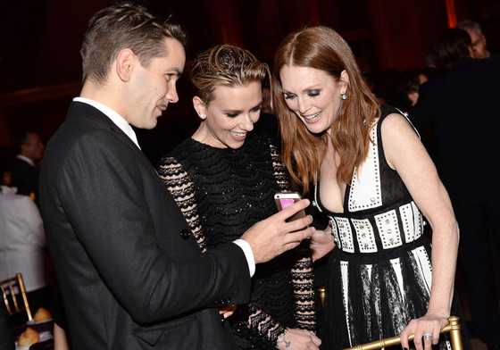 Romain Dauriac, Scarlett Johansson, Julianne Moore Romain Dauriac, Scarlett Johansson, Julianne Moore